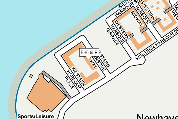EH6 6LP map - OS OpenMap – Local (Ordnance Survey) EH6 6LP map - OS OpenMap – Local (Ordnance Survey)