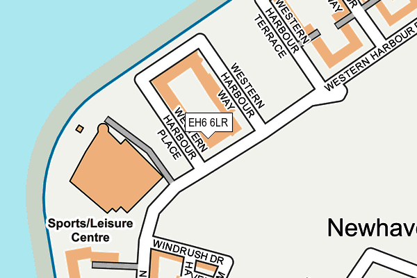 EH6 6LR map - OS OpenMap – Local (Ordnance Survey) EH6 6LR map - OS OpenMap – Local (Ordnance Survey)