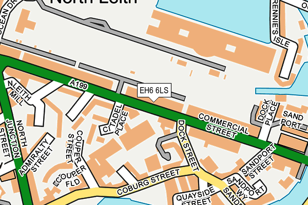 EH6 6LS map - OS OpenMap – Local (Ordnance Survey) EH6 6LS map - OS OpenMap – Local (Ordnance Survey)