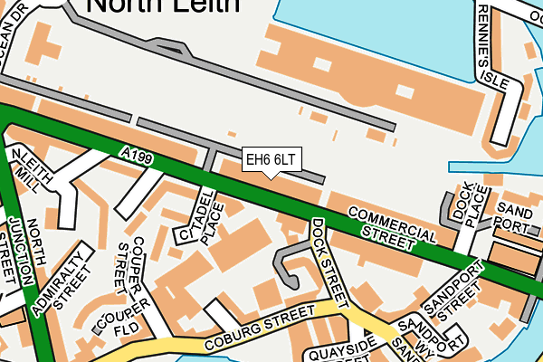 EH6 6LT map - OS OpenMap – Local (Ordnance Survey) EH6 6LT map - OS OpenMap – Local (Ordnance Survey)