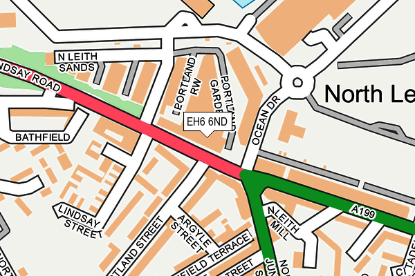 EH6 6ND map - OS OpenMap – Local (Ordnance Survey) EH6 6ND map - OS OpenMap – Local (Ordnance Survey)