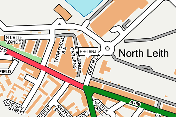 EH6 6NJ map - OS OpenMap – Local (Ordnance Survey) EH6 6NJ map - OS OpenMap – Local (Ordnance Survey)