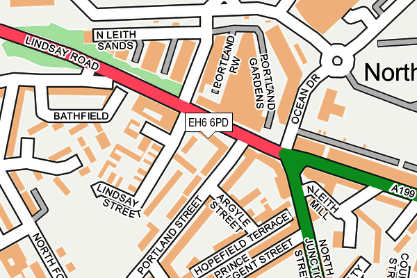 EH6 6PD map - OS OpenMap – Local (Ordnance Survey) EH6 6PD map - OS OpenMap – Local (Ordnance Survey)