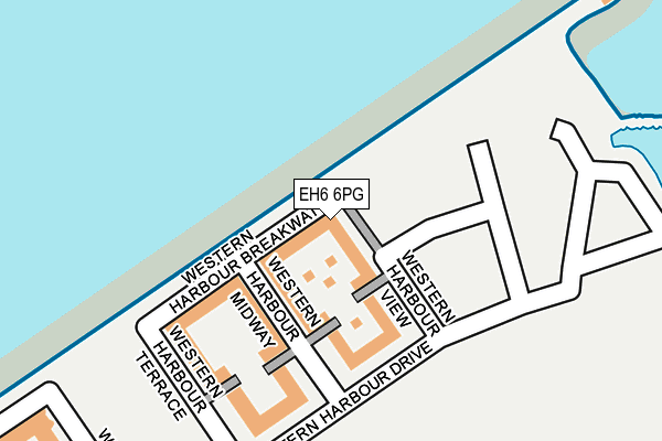 EH6 6PG map - OS OpenMap – Local (Ordnance Survey) EH6 6PG map - OS OpenMap – Local (Ordnance Survey)