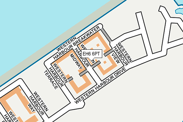 EH6 6PT map - OS OpenMap – Local (Ordnance Survey) EH6 6PT map - OS OpenMap – Local (Ordnance Survey)