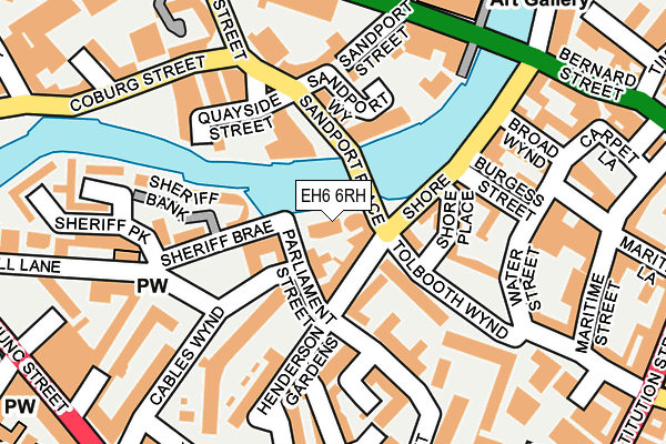 EH6 6RH map - OS OpenMap – Local (Ordnance Survey) EH6 6RH map - OS OpenMap – Local (Ordnance Survey)