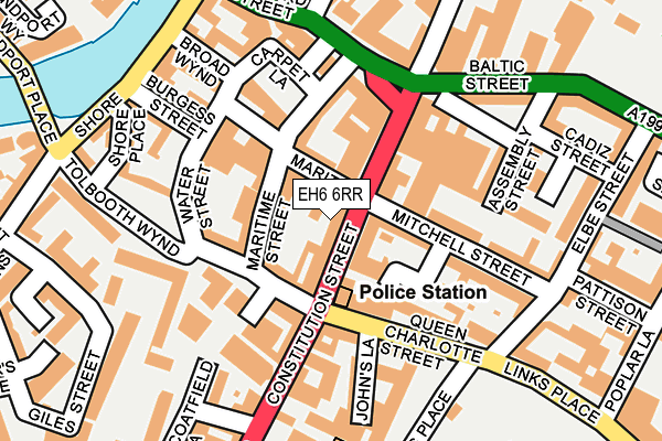 EH6 6RR map - OS OpenMap – Local (Ordnance Survey) EH6 6RR map - OS OpenMap – Local (Ordnance Survey)