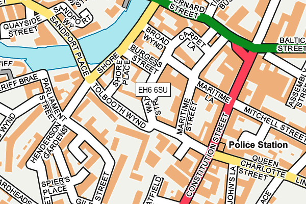 EH6 6SU map - OS OpenMap – Local (Ordnance Survey) EH6 6SU map - OS OpenMap – Local (Ordnance Survey)