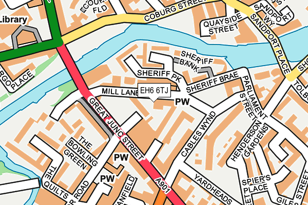 EH6 6TJ map - OS OpenMap – Local (Ordnance Survey) EH6 6TJ map - OS OpenMap – Local (Ordnance Survey)