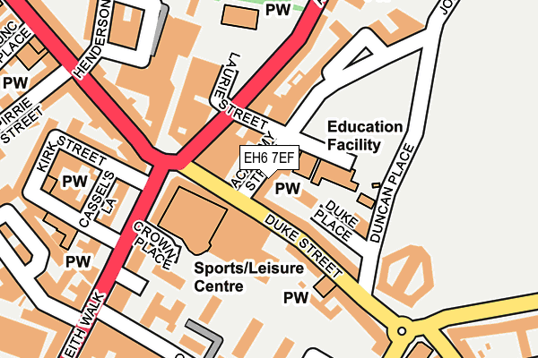 EH6 7EF map - OS OpenMap – Local (Ordnance Survey) EH6 7EF map - OS OpenMap – Local (Ordnance Survey)