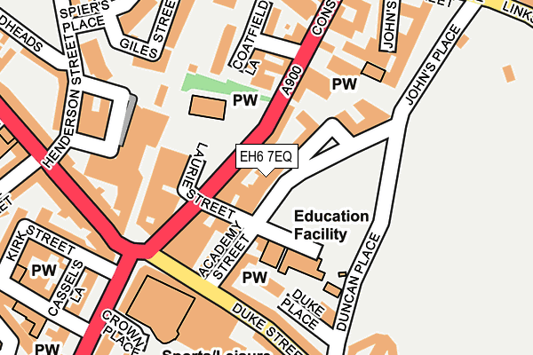 EH6 7EQ map - OS OpenMap – Local (Ordnance Survey) EH6 7EQ map - OS OpenMap – Local (Ordnance Survey)