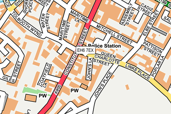 EH6 7EX map - OS OpenMap – Local (Ordnance Survey) EH6 7EX map - OS OpenMap – Local (Ordnance Survey)