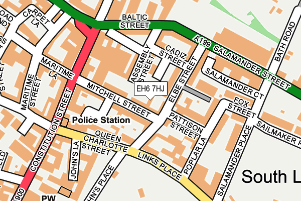 EH6 7HJ map - OS OpenMap – Local (Ordnance Survey) EH6 7HJ map - OS OpenMap – Local (Ordnance Survey)