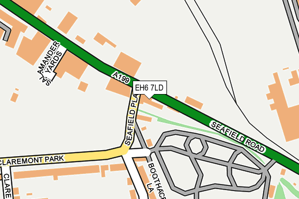 EH6 7LD map - OS OpenMap – Local (Ordnance Survey) EH6 7LD map - OS OpenMap – Local (Ordnance Survey)