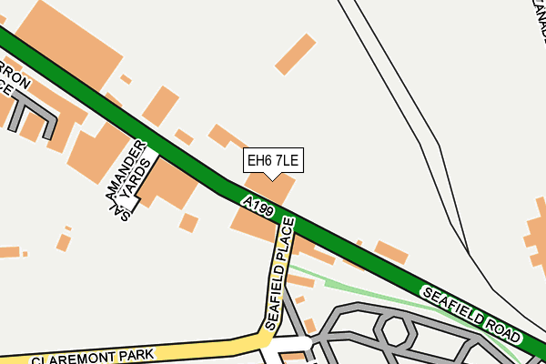 EH6 7LE map - OS OpenMap – Local (Ordnance Survey) EH6 7LE map - OS OpenMap – Local (Ordnance Survey)