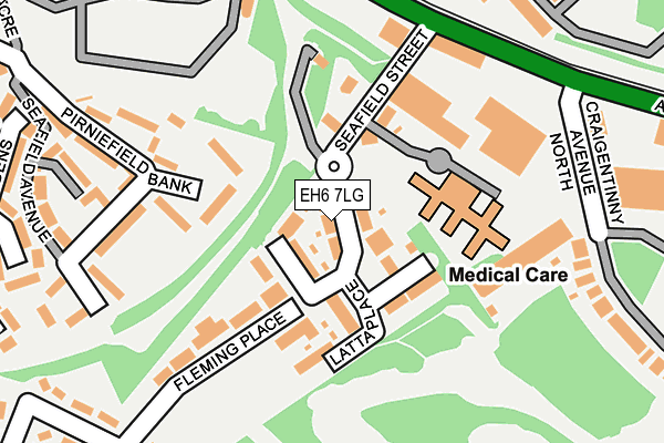 EH6 7LG map - OS OpenMap – Local (Ordnance Survey) EH6 7LG map - OS OpenMap – Local (Ordnance Survey)