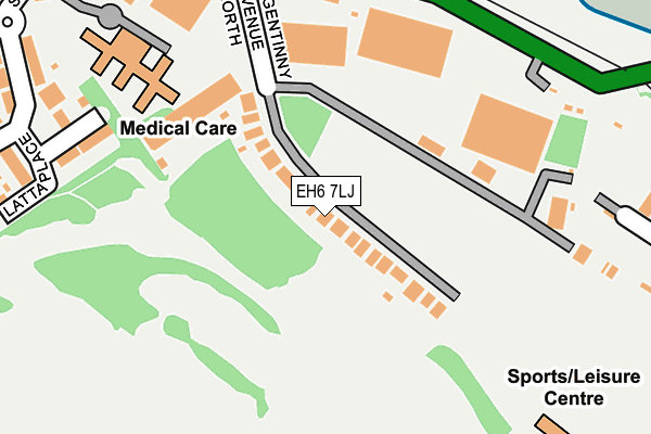 EH6 7LJ map - OS OpenMap – Local (Ordnance Survey) EH6 7LJ map - OS OpenMap – Local (Ordnance Survey)