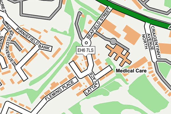 EH6 7LS map - OS OpenMap – Local (Ordnance Survey) EH6 7LS map - OS OpenMap – Local (Ordnance Survey)