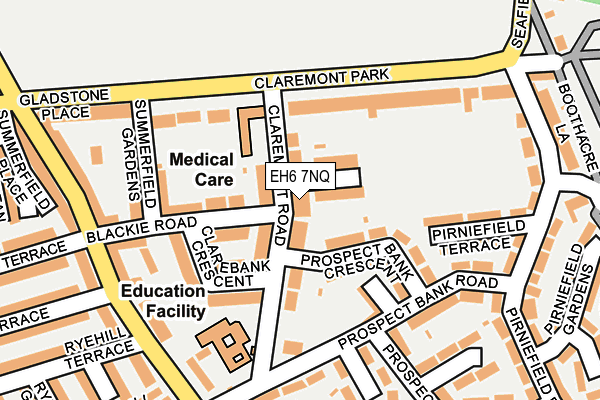 EH6 7NQ map - OS OpenMap – Local (Ordnance Survey) EH6 7NQ map - OS OpenMap – Local (Ordnance Survey)