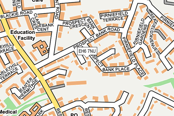 EH6 7NU map - OS OpenMap – Local (Ordnance Survey) EH6 7NU map - OS OpenMap – Local (Ordnance Survey)
