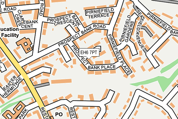EH6 7PT map - OS OpenMap – Local (Ordnance Survey) EH6 7PT map - OS OpenMap – Local (Ordnance Survey)