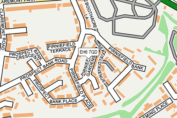 EH6 7QD map - OS OpenMap – Local (Ordnance Survey) EH6 7QD map - OS OpenMap – Local (Ordnance Survey)