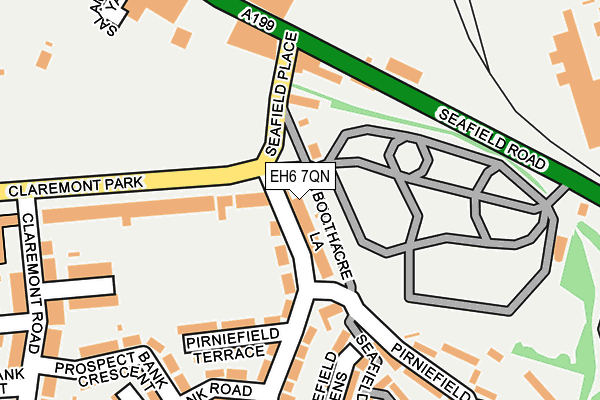 EH6 7QN map - OS OpenMap – Local (Ordnance Survey) EH6 7QN map - OS OpenMap – Local (Ordnance Survey)