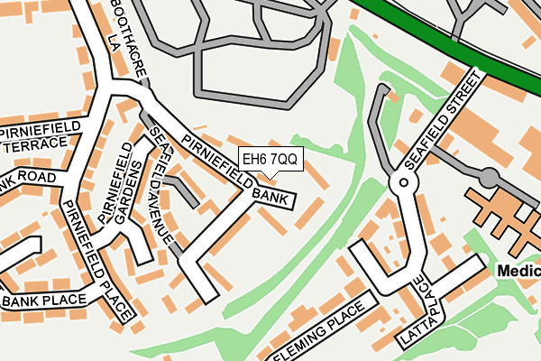 EH6 7QQ map - OS OpenMap – Local (Ordnance Survey) EH6 7QQ map - OS OpenMap – Local (Ordnance Survey)