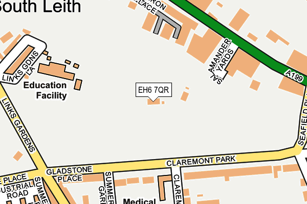 EH6 7QR map - OS OpenMap – Local (Ordnance Survey) EH6 7QR map - OS OpenMap – Local (Ordnance Survey)