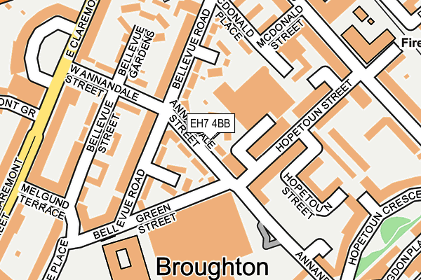 EH7 4BB map - OS OpenMap – Local (Ordnance Survey) EH7 4BB map - OS OpenMap – Local (Ordnance Survey)