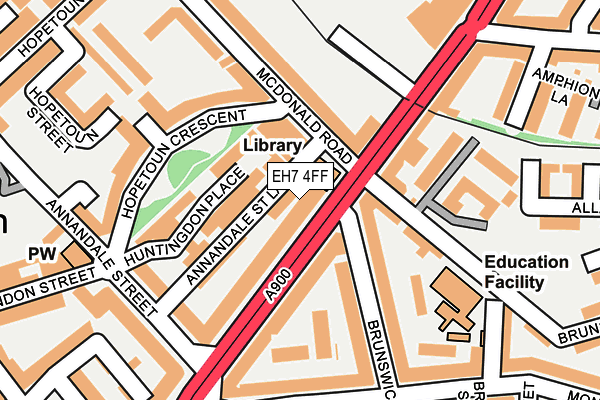 EH7 4FF map - OS OpenMap – Local (Ordnance Survey) EH7 4FF map - OS OpenMap – Local (Ordnance Survey)