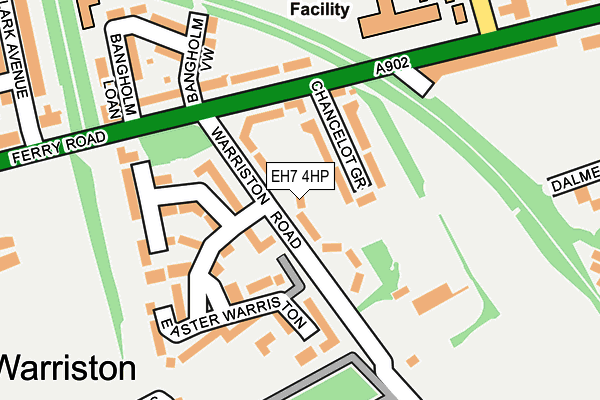EH7 4HP map - OS OpenMap – Local (Ordnance Survey) EH7 4HP map - OS OpenMap – Local (Ordnance Survey)