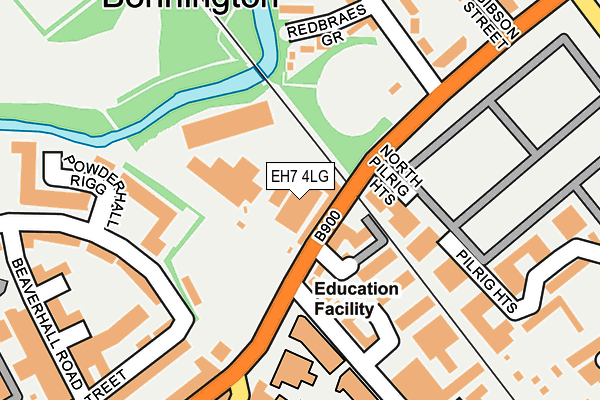 EH7 4LG map - OS OpenMap – Local (Ordnance Survey) EH7 4LG map - OS OpenMap – Local (Ordnance Survey)