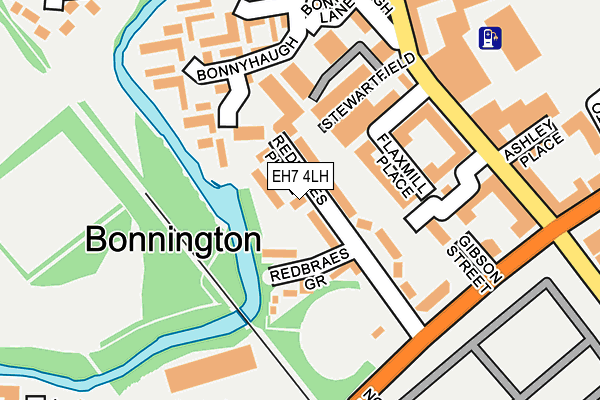 EH7 4LH map - OS OpenMap – Local (Ordnance Survey) EH7 4LH map - OS OpenMap – Local (Ordnance Survey)