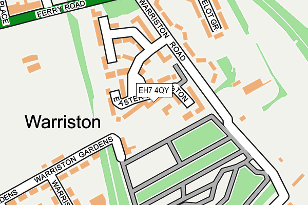 EH7 4QY map - OS OpenMap – Local (Ordnance Survey) EH7 4QY map - OS OpenMap – Local (Ordnance Survey)