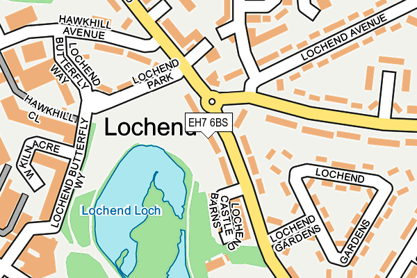 EH7 6BS map - OS OpenMap – Local (Ordnance Survey) EH7 6BS map - OS OpenMap – Local (Ordnance Survey)