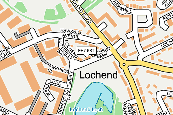 EH7 6BT map - OS OpenMap – Local (Ordnance Survey) EH7 6BT map - OS OpenMap – Local (Ordnance Survey)