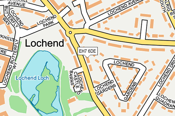 EH7 6DE map - OS OpenMap – Local (Ordnance Survey) EH7 6DE map - OS OpenMap – Local (Ordnance Survey)