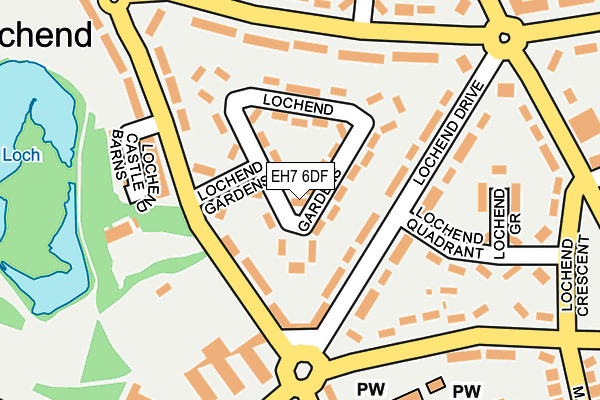 EH7 6DF map - OS OpenMap – Local (Ordnance Survey) EH7 6DF map - OS OpenMap – Local (Ordnance Survey)