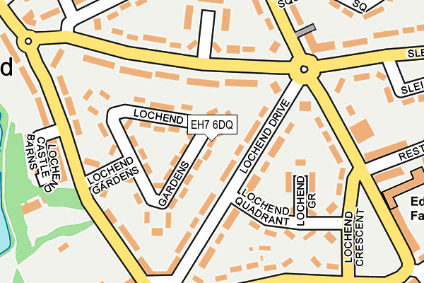 EH7 6DQ map - OS OpenMap – Local (Ordnance Survey) EH7 6DQ map - OS OpenMap – Local (Ordnance Survey)