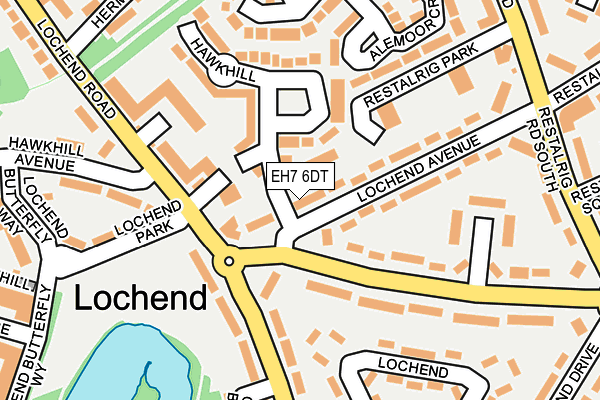 EH7 6DT map - OS OpenMap – Local (Ordnance Survey) EH7 6DT map - OS OpenMap – Local (Ordnance Survey)
