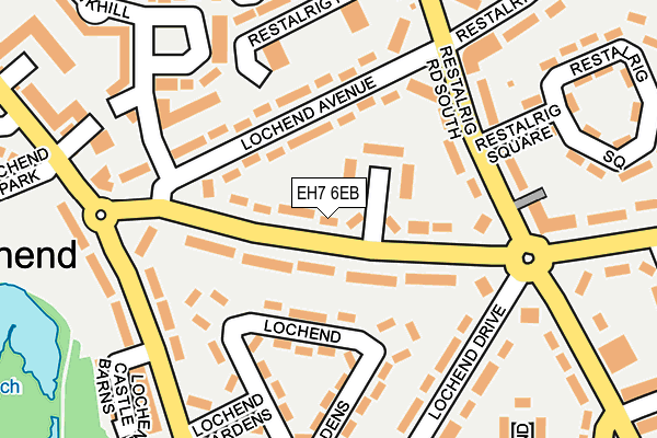 EH7 6EB map - OS OpenMap – Local (Ordnance Survey) EH7 6EB map - OS OpenMap – Local (Ordnance Survey)