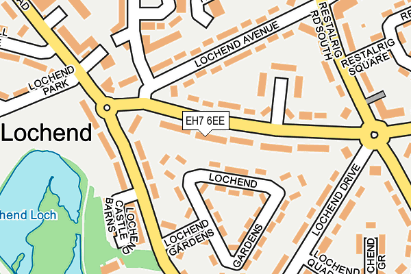 EH7 6EE map - OS OpenMap – Local (Ordnance Survey) EH7 6EE map - OS OpenMap – Local (Ordnance Survey)