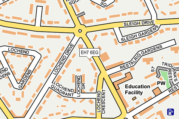 EH7 6EG map - OS OpenMap – Local (Ordnance Survey) EH7 6EG map - OS OpenMap – Local (Ordnance Survey)