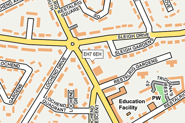 EH7 6EH map - OS OpenMap – Local (Ordnance Survey) EH7 6EH map - OS OpenMap – Local (Ordnance Survey)
