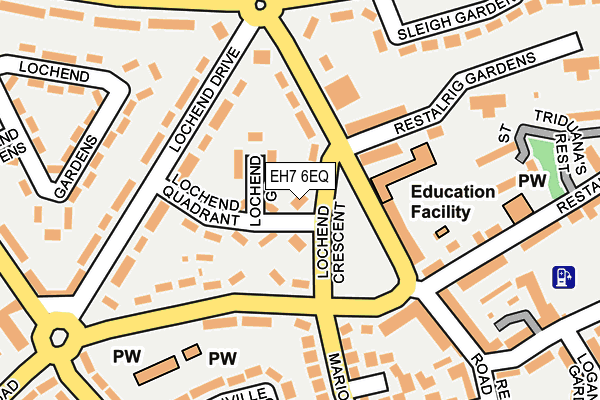 EH7 6EQ map - OS OpenMap – Local (Ordnance Survey) EH7 6EQ map - OS OpenMap – Local (Ordnance Survey)