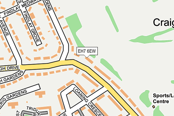 EH7 6EW map - OS OpenMap – Local (Ordnance Survey) EH7 6EW map - OS OpenMap – Local (Ordnance Survey)