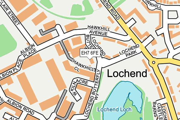 EH7 6FE map - OS OpenMap – Local (Ordnance Survey) EH7 6FE map - OS OpenMap – Local (Ordnance Survey)