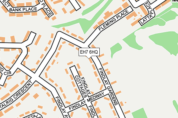EH7 6HQ map - OS OpenMap – Local (Ordnance Survey) EH7 6HQ map - OS OpenMap – Local (Ordnance Survey)