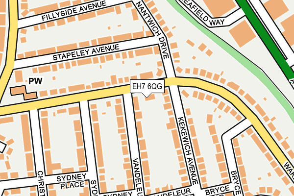EH7 6QG map - OS OpenMap – Local (Ordnance Survey) EH7 6QG map - OS OpenMap – Local (Ordnance Survey)